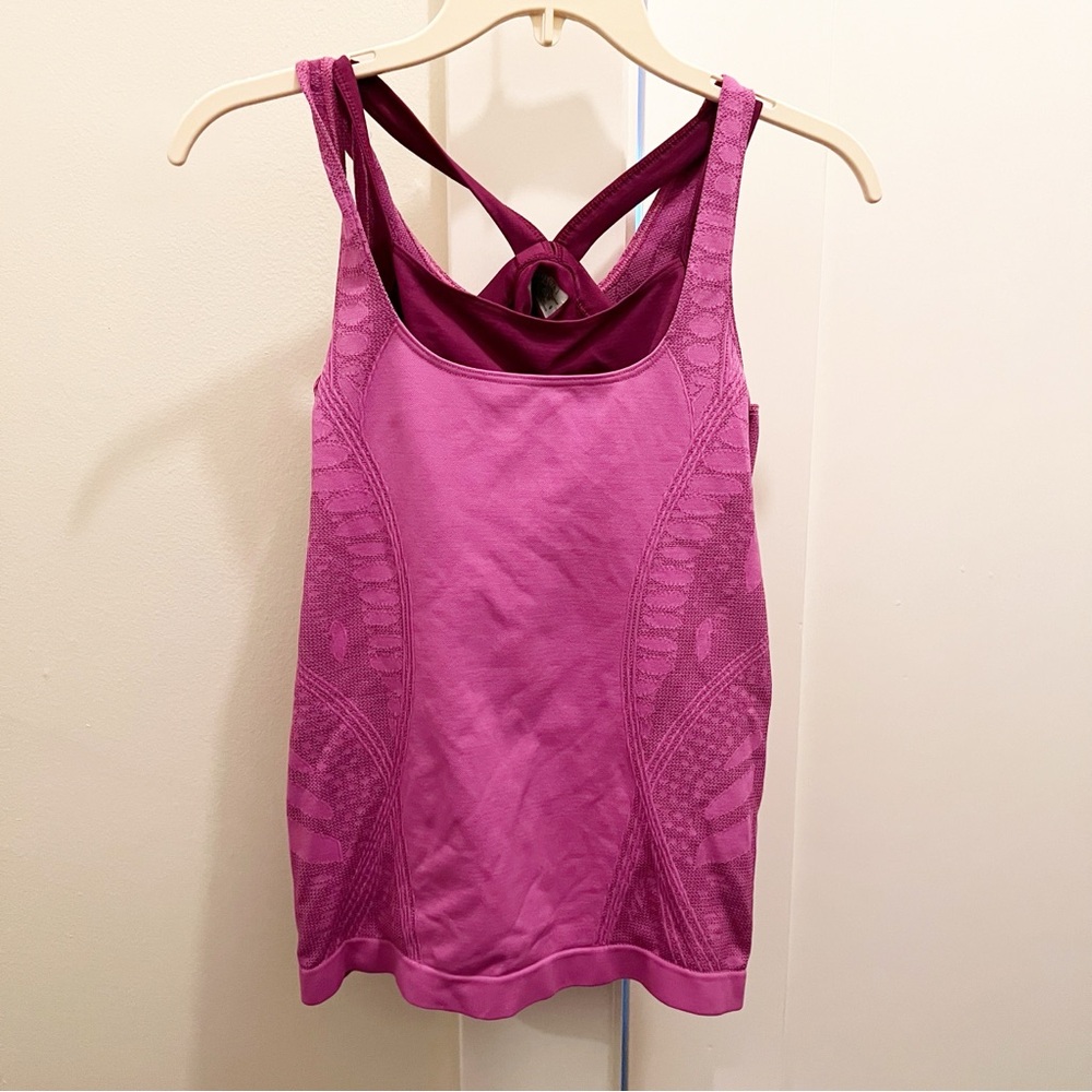 Athleta Purple Tank‎ Top Built in Bra